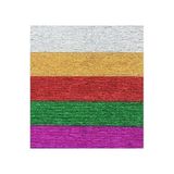 Kika Renkli Metalik Krapon Kağıdı 50 x 100 mm 5'li