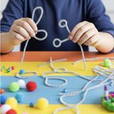 KİKA S Şönil 30 cm Simli 15'li Karışık Tabaka - Tabaka Kağıtlar