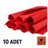Kika Saygılıofis Fon Kartonu 10 Lu Kırmızı 50x70 Cm 1 Paket