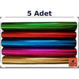 KİKA Saygılıofis Metalik Aynalı Fon Kartonu. 50X70 Ebat. 250 gr - ÇOK RENKLİ ( 5 RENK )