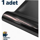 KİKA Saygılıofis Metalik Aynalı Fon Kartonu. 50X70 Ebat. 250 gr - SİYAH