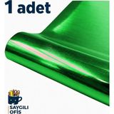 KİKA Saygılıofis Metalik Aynalı Fon Kartonu. 50X70 Ebat. 250 gr - YEŞİL