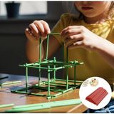 KİKA Tahta ÇUBUK13 cm 40'lı Kırmızı Tabaka - Tabaka Kağıtlar
