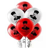 Kikajoy Atatürk Balon Kırmızı-Beyaz 100Lü