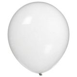 Kikajoy Baskısız Beyaz Metalik Balon