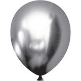 Kikajoy Krom Metalik Gümüş Balon 50'li