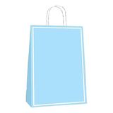 KİKAJOY Mavi Makaron Büküm Saplı Poşet 25x12x31 25'li