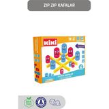 Kiki AE-2301 Zıp Zıp Kafalar Strateji Zeka Oyunu - Çok Renkli