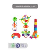 Kiki Bebeğimin Ilk Oyuncakları 5'li Set - Eğitici Oyuncak & Çıngırak & Dişlik