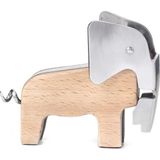 Kikkerland Elephant Corkscrew-Fil Tirbuşon - Gri