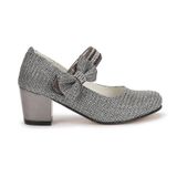 Kiko 752 Platin Çupra 4 cm Topuk Günlük Kız Çocuk Babet