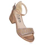 Kiko Heidi Çatlak Günlük Kız Çocuk 3 Cm Topuklu Sandalet Abiye Ayakkabı