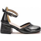 Kiko Kids 771 Vakko Taşlı Kız Çocuk 5 Cm Topuklu Sandalet Ayakkabı Platin