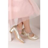 Kiko Kids Aisha Vakko Günlük Kız Çocuk 4 Cm Topuklu Abiye Ayakkabı