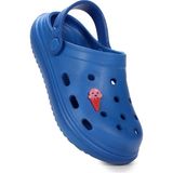 Kiko Kids Bester Saks Mavi Erkek Çocuk Terlik Silikon Malzeme Plaj ve Havuz İçin Tasarlandı