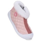 Kiko Kids Biser Fermuarlı Termo Taban Kız Çocuk Bot Ayakkabı