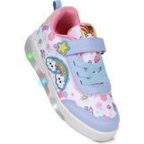 Kiko Kids Bulut Cırtlı Işıklı Kız Bebek Günlük Spor Ayakkabı - Bebe Mavisi