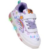 Kiko Kids Bulut Cırtlı Işıklı Kız Bebek Günlük Spor Ayakkabı - Beyaz
