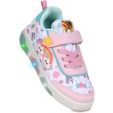 Kiko Kids Bulut Cırtlı Işıklı Kız Çocuk Günlük Spor Ayakkabı - Pembe