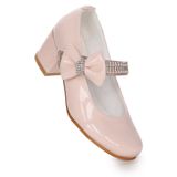 Kiko Kids Cameli Rugan Günlük Kız Çocuk 4 Cm Topuklu Abiye Ayakkabı