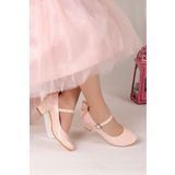 Kiko Kids Cara Rugan Günlük Kız Çocuk 4 Cm Topuklu Abiye Ayakkabı