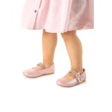 Kiko Kids Cerry Vakko Cırtlı Kız Çocuk Taşlı Babet Ayakkabı