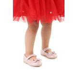 Kiko Kids Cırtlı Fiyonklu Kız Çocuk Babet Ayakkabı Ege 201 Vakko