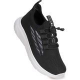 Kiko Kids Dunca Fileli Faylon Taban Erkek Çocuk Spor Ayakkabı - Siyah - Beyaz