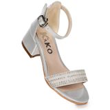 Kiko Kids Elinor Vakko Günlük Kız Çocuk 3 Cm Topuklu Sandalet Abiye Ayakkabı