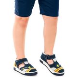 Kiko Kids Erkek Çocuk Günlük Ayakkabı Arz 2322 Petrol - Sarı
