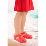 Kiko Kids Fina Günlük Deniz Havuz Plaj Kız Çocuk Sandalet Ayakkabı Kırmızı