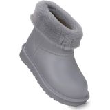 Kiko Kids Geta Su Geçirmez Içi Kürklü Kız Çocuk Eva Yağmur Kar Çizme - Gri