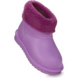 Kiko Kids Geta Su Geçirmez Içi Kürklü Kız Çocuk Eva Yağmur Kar Çizme - Lila