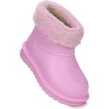 Kiko Kids Geta Su Geçirmez Içi Kürklü Kız Çocuk Eva Yağmur Kar Çizme - Pembe