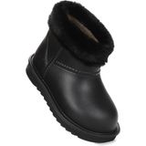 Kiko Kids Geta Su Geçirmez Içi Kürklü Kız Çocuk Eva Yağmur Kar Çizme - Siyah