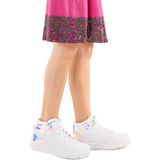 Kiko Kids Haykat Hologram Cırtlı Kız Çocuk Spor Ayakkabı Beyaz