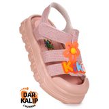 Kiko Kids Jelly Simli Hafif Taban Kız Çocuk Sandalet (1 Numara Büyük Alınız)