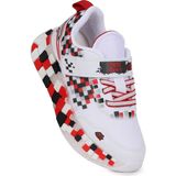 Kiko Kids Jenks Craft Cırtlı Erkek Çocuk Spor Ayakkabı - Beyaz - Kırmızı