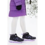 Kiko Kids Kcal Termo Taban Cırtlı Kız Çocuk Spor Bot Ayakkabı Siyah - Lila Siyah - Lila