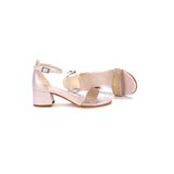 Kiko Kids Kiko 761 Pudra Vakko Günlük 3 cm Topuk Kız Çocuk Sandalet