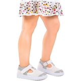Kiko Kids Kız Çocuk Günlük Ayakkabı Arz 2324 Beyaz - Gümüş