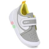 Kiko Kids Kugan Cırtlı Işıklı Erkek Bebek Yürüyüş Spor Ayakkabı