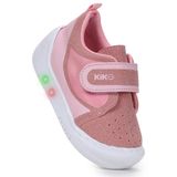 Kiko Kids Kugan Cırtlı Işıklı Kız Bebek Yürüyüş Spor Ayakkabı