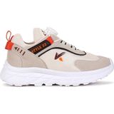 Kiko Kids Lace Bağcık Mekanizmalı Erkek Çocuk Spor Ayakkabı - Bej - Kahve