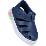 Kiko Kids Limba Işıklı Cırtlı Erkek Bebek Sandalet - Lacivert