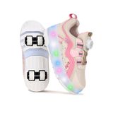 Kiko Kids Lucia Patenli Işıklı Kız Çocuk Spor Ayakkabı Kaykay