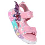 Kiko Kids Lug Cırtlı Işıklı Kız Çocuk Sandalet