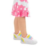 Kiko Kids Lunce Cırtlı Işıklı Kız Bebek Spor Ayakkabı
