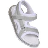 Kiko Kids Marlin Simli Cırtlı Kız Çocuk Sandalet - Beyaz