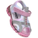Kiko Kids Marsa Cırtlı Kız Bebek Sandalet - Pembe